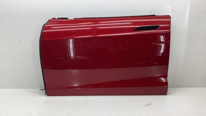 ⭕ 12-15 Tesla Model S Front Driver Side Door Shell Panel Left Assembly Red PPMR