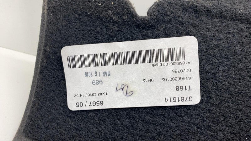 2016-2017 Mercedes-Benz Rear Seat Trunk Cargo Carpet Cover Mat  A1666800102 OEM