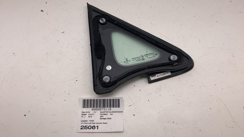 68227745AE ⭕ 17-25 Chrysler Pacifica Front Left Fixed Vent Quarter Window Glass 68227745AE