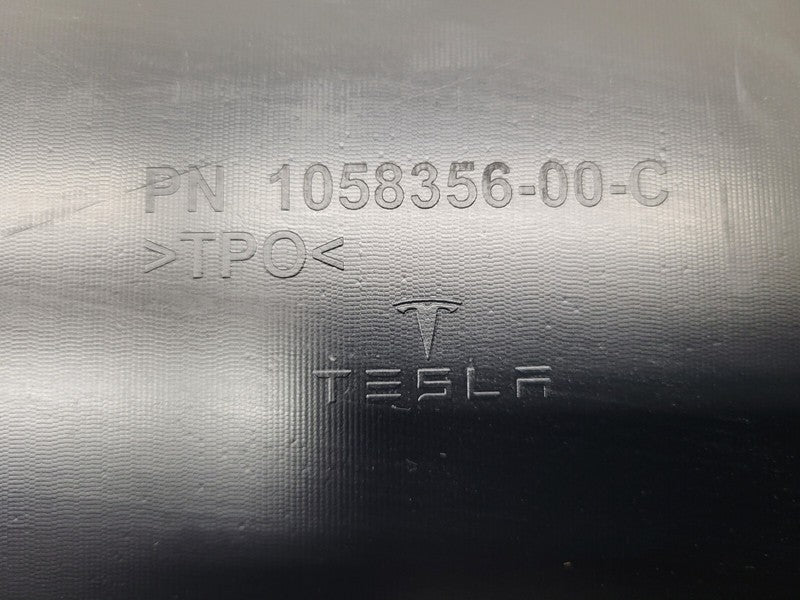 105835600C ⭕ 16-20 Model X Rear Bumper Under Tray Splash Shield Diffuser Cover 1058356-00-C