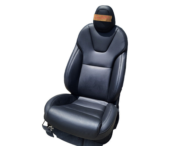 ⭕ 17-22 Tesla Model 3 Y Front Passenger Side 1st Row Seat Leather Black Right RH