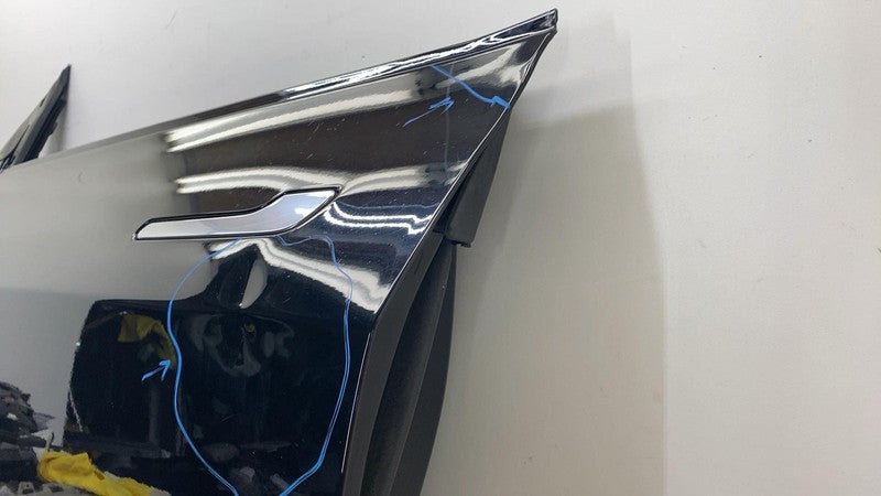 ⭕ 2017-2020 Tesla Model 3 Front Driver Side Door Shell Panel Left LH Black PBSB