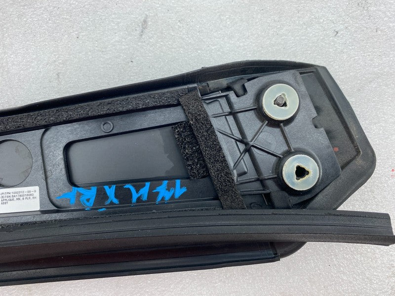 108390200B ⭕ 16-20 Model X Right B-Pillar Applique Trim Mold w/ Camera & Seal 1083902-00-B