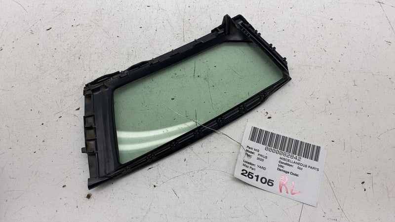 68189-47040 ⭕ 23-25 Toyota Prius Rear Driver Side Door Fixed Window Glass Left 68189-47040