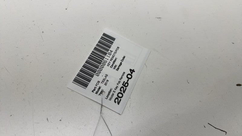 Does not apply Key Remote/fob TESLA S 16