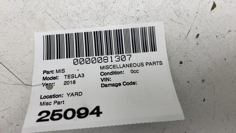 ⭕ 17-23 Tesla Model 3 Front Driver Side Fender Support Bracket Left 10