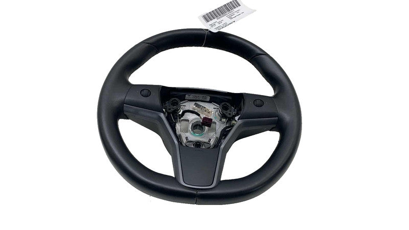 108568200B ⭕ 2017-2020 Tesla Model 3 Steering Wheel Leather Black (Non-Heated) 1105324-00-G