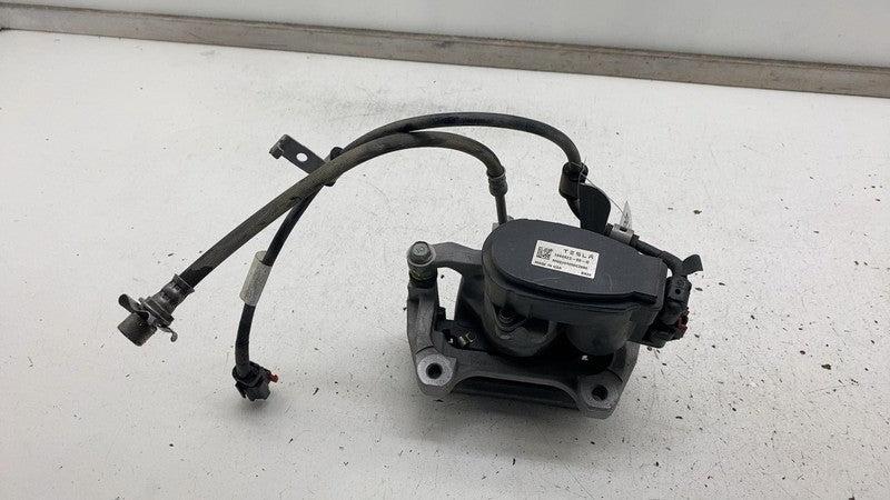 104462300G ⭕ 2017-2025 Tesla Model 3 Rear Left Caliper w/ Brake Line Hose BASE 1044623-00-G