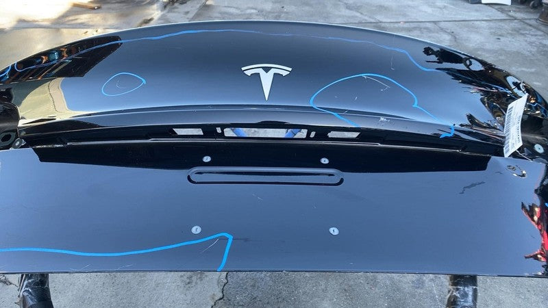 2017-2020 Tesla Model 3 M3 Rear Trunk Decklid Shell Panel Assembly Black - PBSB