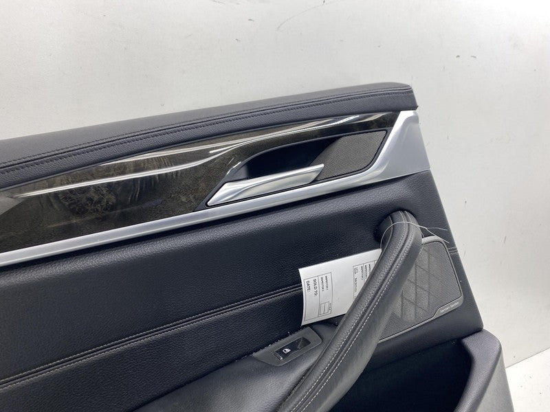 ⭕ 2017-2023 BMW 540i Rear Left Side Interior Door Panel Trim Card Blac