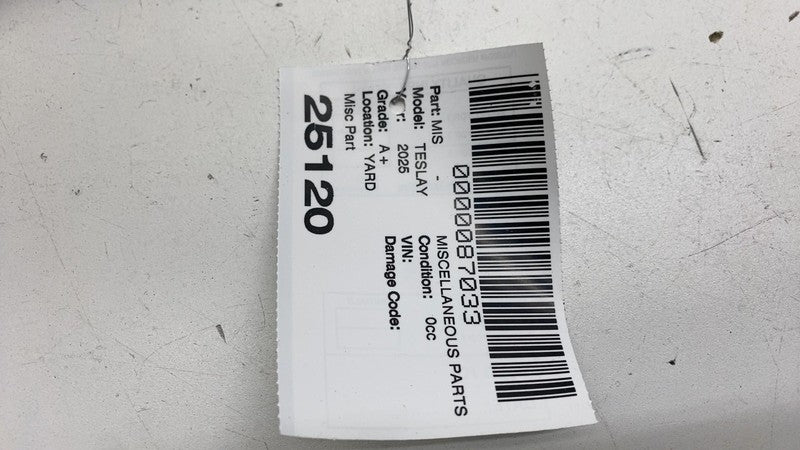 ⭕ 24-25 Model Y MY Front Interior View Mirror Upper Cover w/ Camera 19