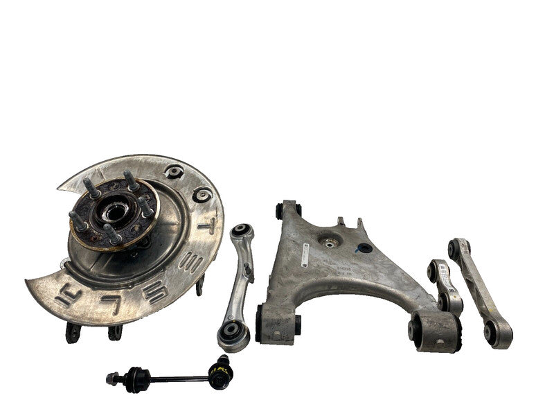 1021422 00 B ⭕16-20 Model S X Rear Right Knuckle w/ Wheel Hub & Control Arm Link 1021416-00-D