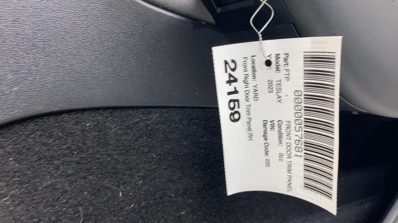 ⭕ 2020-2024 Tesla Model Y Front Door Panel Trim Card Cover Right RH 19