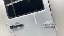⭕ 12-18 Jeep Wrangler Rear Passenger Door Panel + Window Glass Right White - PW7