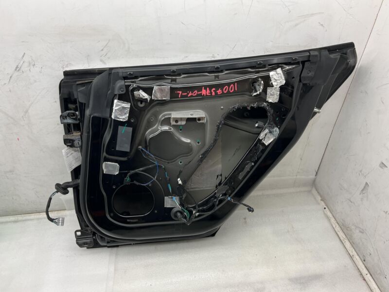 2012-2015 Tesla Model S Rear Passenger Side Door Shell Panel Right Black - PBSB