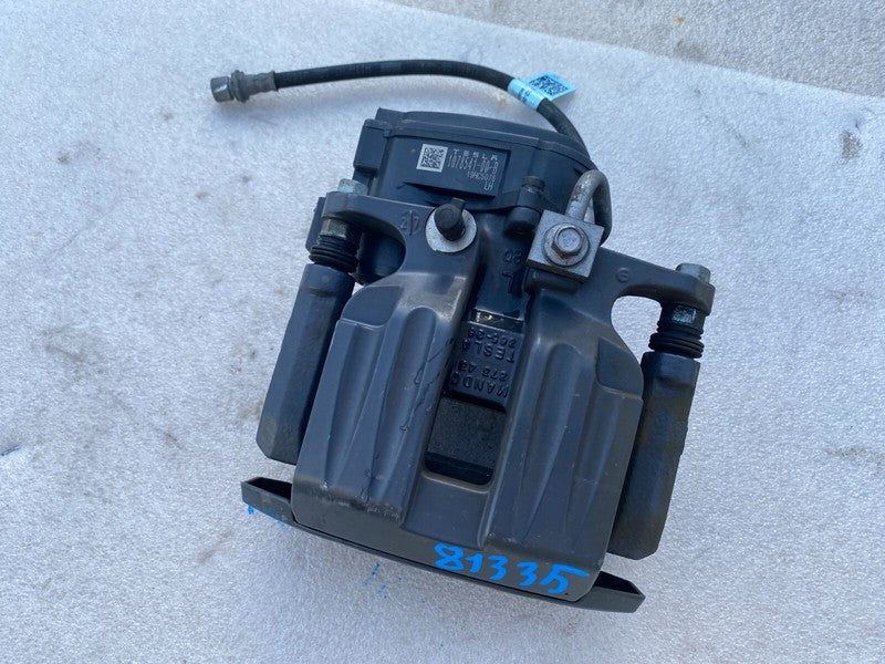 1078541 00 B ⭕ 19-21 Model S X Rear Driver Side Brake Caliper w/ Hose Line Left 1078541-00-B