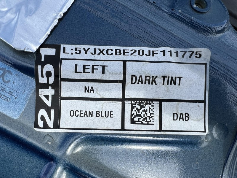 1028790-00-K ⭕ 2016-2024 Tesla Model X Rear Driver Side Falcon Door Panel Left LH Blue - PPSB