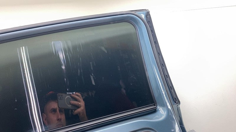 ⭕ 2014-2015 Mercedes-Benz B Electric Drive Rear Driver Side Door Left Blue - 894