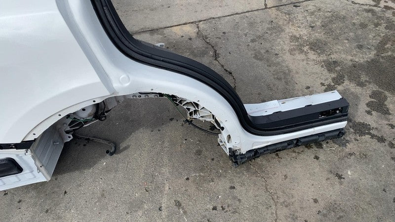 ⭕ 16-20 Tesla Model X Rear Passenger Side Quarter Panel Cutout Right White PPSW
