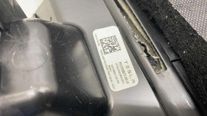 1753977-00-H ⭕ 24-25 Model 3 M3 Rear Console Deck Shelf Package Tray Trim Panel 1753977-00-H