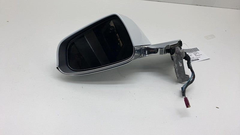 6005864-00-E 2012-2015 Tesla Model S Front Left Exterior Rear View Door Mirror LH White PPSW