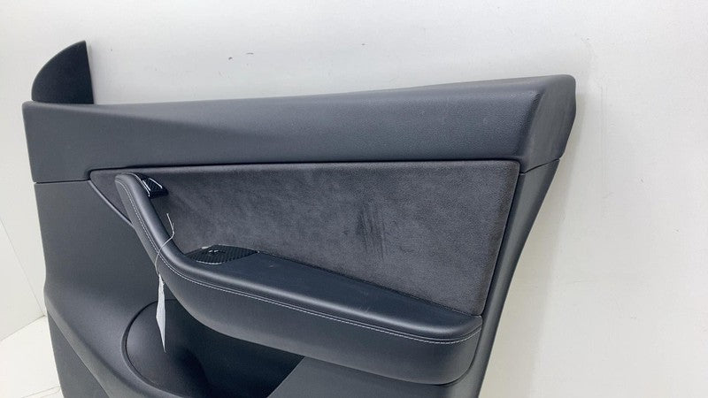 ⭕ 20-21 Tesla Model Y Front Right Door Panel Trim Card Cover Black 149