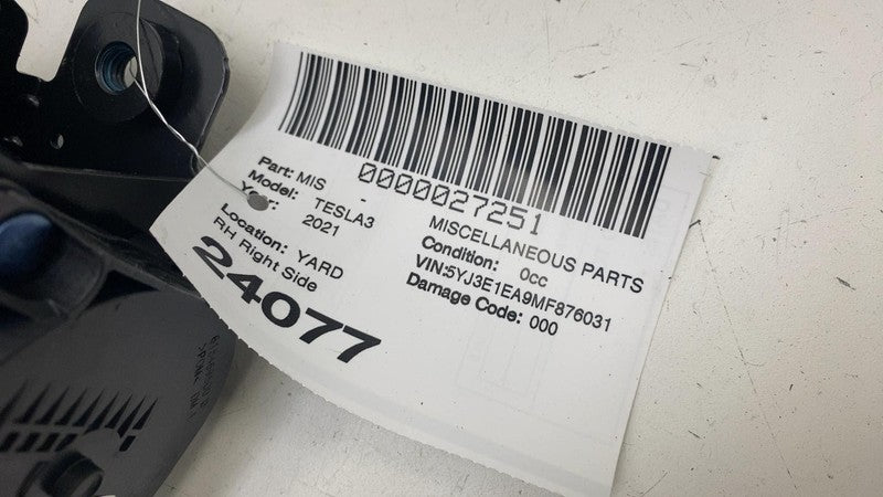 1081279 01 H ⭕ 2017-2023 Tesla Model 3 Front 1st Row Seat Belt & Retractor Right 1081279-01-H
