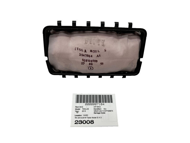 ⭕ 2012-2020 Tesla Model S  Dashboard Instrument Panel Airbag Right 146