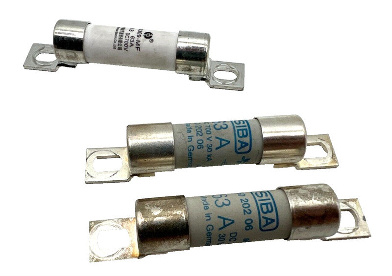 RS309-MF ⭕ 17-21 Model M3 3 Set Of 3 High Voltage Battery Cylinder Fast Fuse 63A RS309-MF
