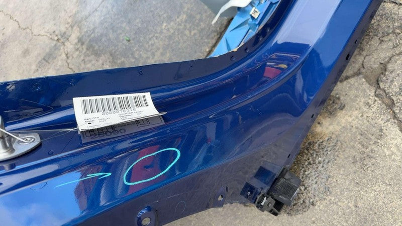 ⭕ 2020-2024 Tesla Model Y Rear Right Quarter Panel Structural Cutout Blue PPSB