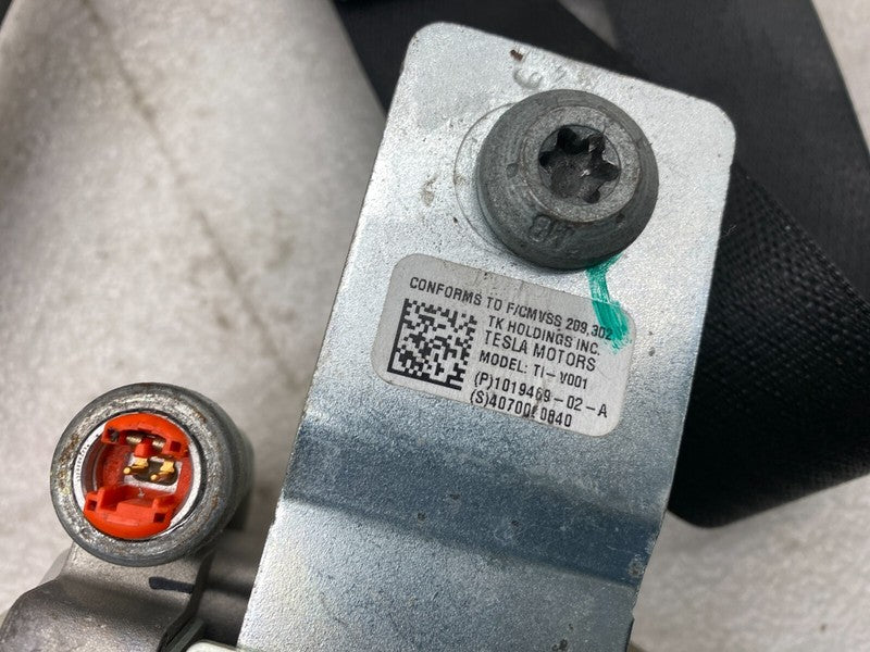 ⭕12-20 Model S Front Passenger Side Seat Belt Retractor Black Right 10