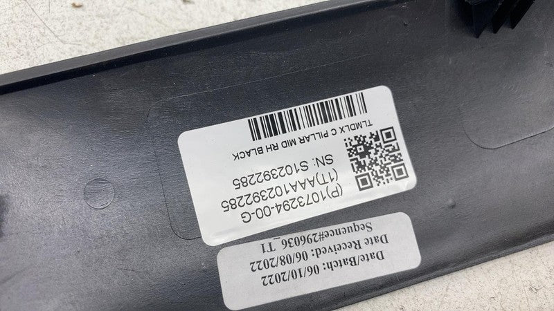 ⭕ 2021-2023 Tesla Model X Rear C-Pillar Mid Trim Panel Cover Right 107