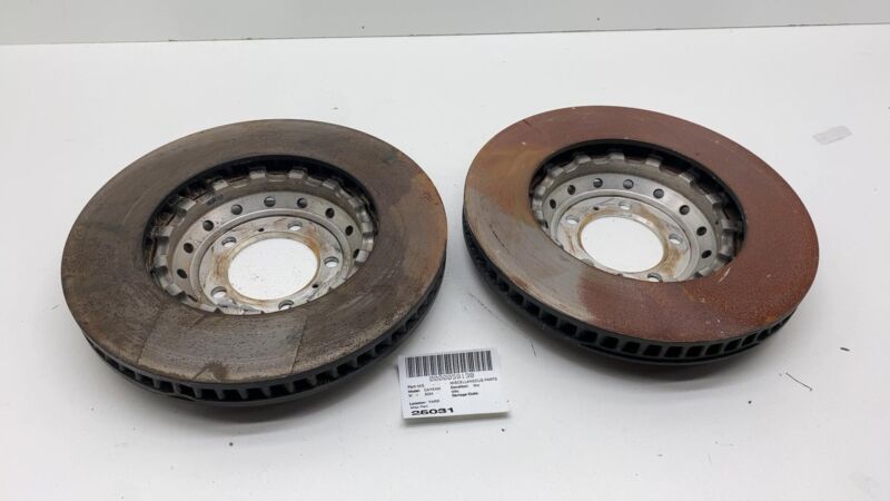 9Y0.615.301.AJ ⭕ 2024 Porsche Cayenne Coupe Left & Right Disc Brake Rotor 9Y0615302 / 9Y0615301