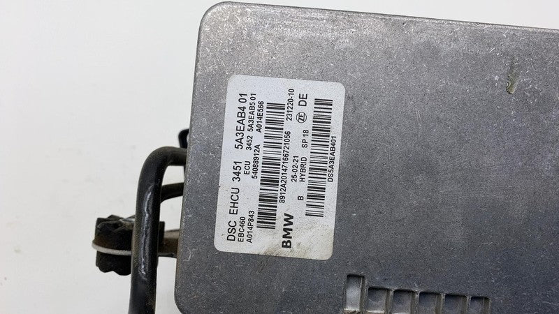 5A3EAB4 01 2021 BMW 530e Engine ABS Anti-Lock Brake Pump Control Module Unit w/ Bracket OEM