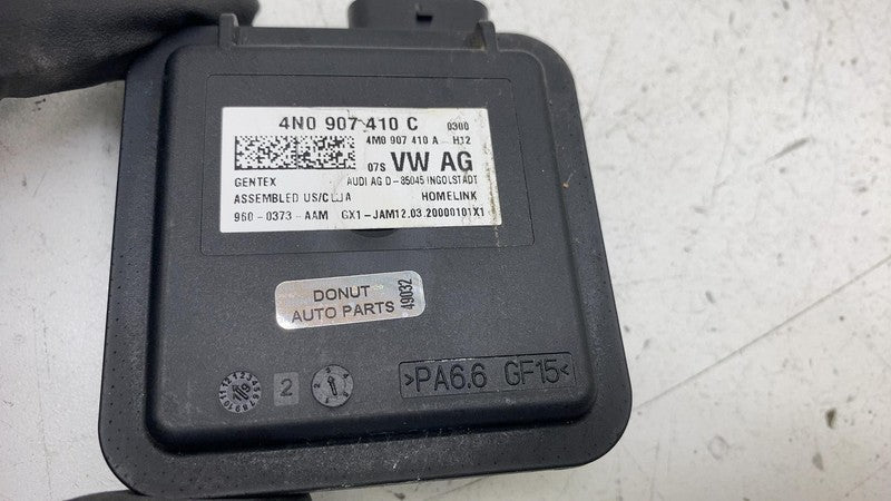 4N0907410C 19-23 Audi E-Tron Homelink Garage Door Opener Control Module w/ Holder 4N0907410