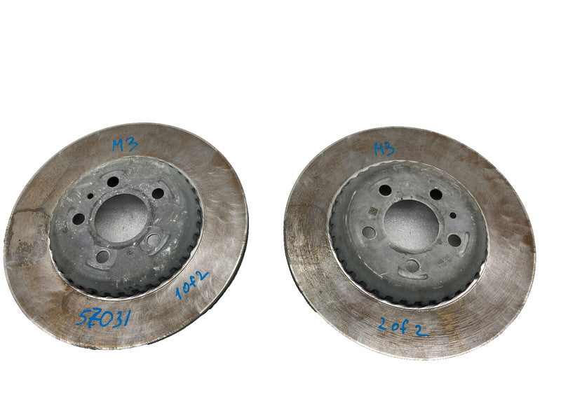 16D12910E ⭕ 2017-2023 Tesla Model 3 Front PAIR Left & Right Brake Disc Rotor Assembly OEM