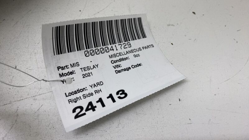 149460400B ⭕2020-2023 Tesla Model Y Front Left A-Pillar Upper Trim Cover Panel 1494604-00-B