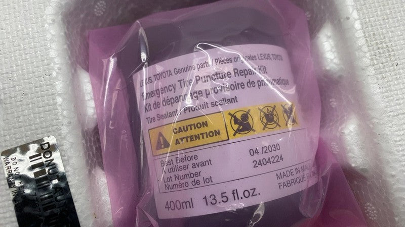 ⭕23-25 Toyota Prius Trunk Floor Storage Compartment w/ Tire Pump Set 6
