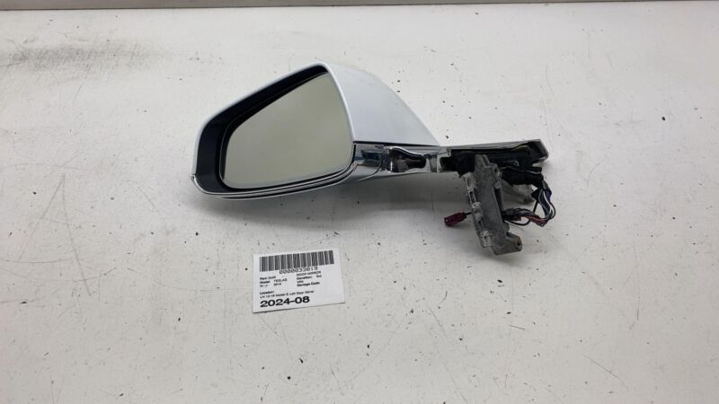 2012-2015 Tesla Model S Driver Side Exterior Rear View Door Mirror Left LH White
