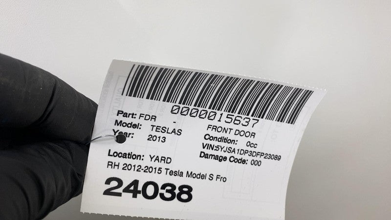 ⭕ 2012-2015 Tesla Model S Front Right Door Shell Panel RH Assy Silver 