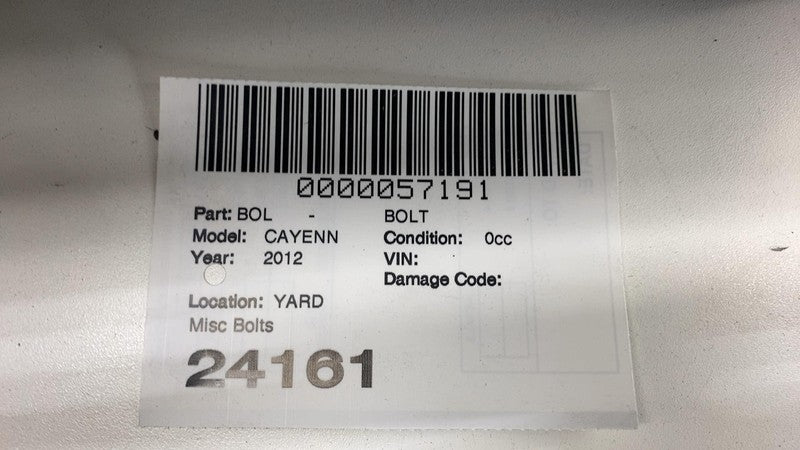 2011-2018 Porsche Cayenne Under Cover Pillar Cladding Shock Plate + SET of Bolt