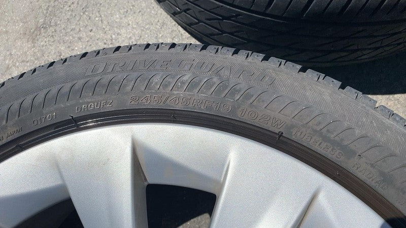 ⭕ 2016-2020 Model S PAIR of Wheel Rim 19" inch 19x8.0+40MM w/ Tire 105