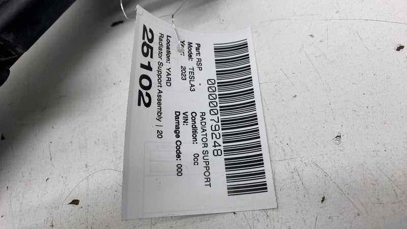 ⭕21-23 Tesla Model 3 Front End Module Radiator Core Carrier Support 11