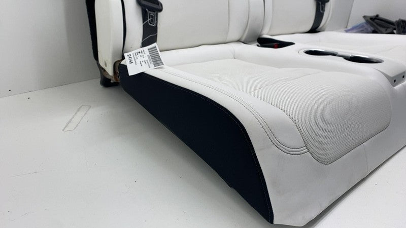 ⭕ 2021-2025 Tesla Model X Rear Left & Right 3rd Row Seat Leather White