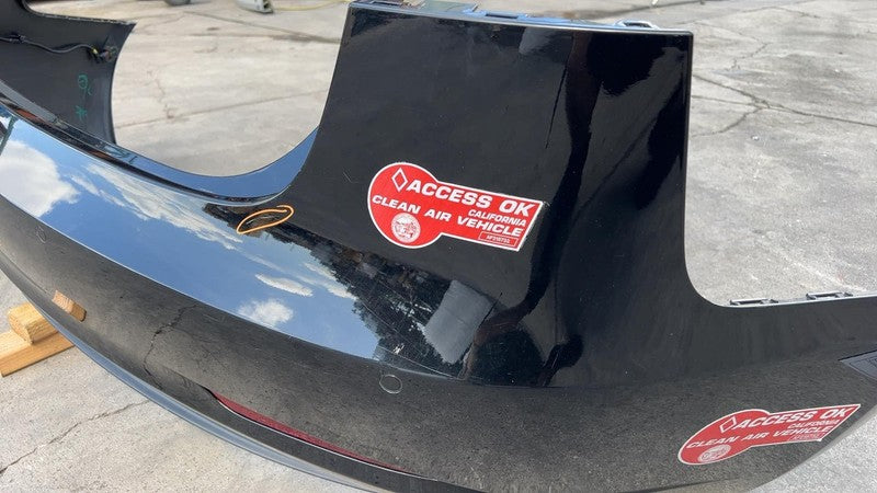 ⭕ 2017-2022 Tesla Model 3 Rear Bumper Cover w/ Park Sensor & Harness B