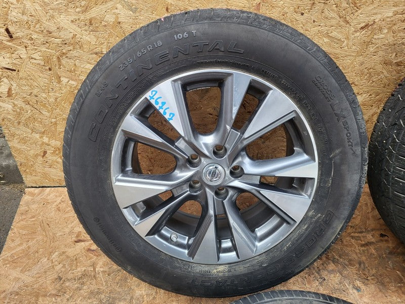5AA3B DT23 ⭕ 15-19 Nissan Murano SET of 4 Wheel Rim 18" 18x7.5 w/ Continental & Toyo Tire