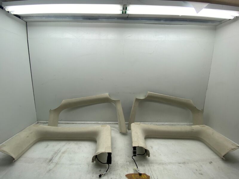 2016-2020 Tesla Model X SET of Ceiling Headliner Sunvisor Upper A + B + C-Pillar