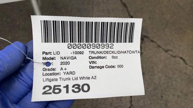 ⭕ 2018-2021 Lincoln Navigator Rear Trunk Tailgate Deck Lid Shell Panel