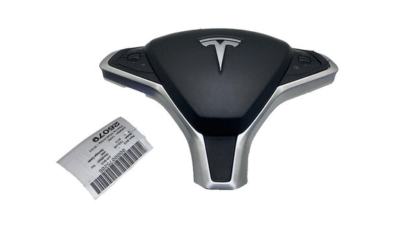 ⭕ 12-15 Model S MS Steering Wheel Airbag w/ Control Switch & Bezel 1023381-01-E