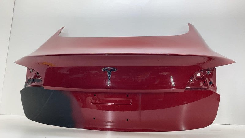 ⭕ 2017-2020 Tesla Model 3 M3 Rear Trunk Decklid Shell Panel Assembly Red PPMR
